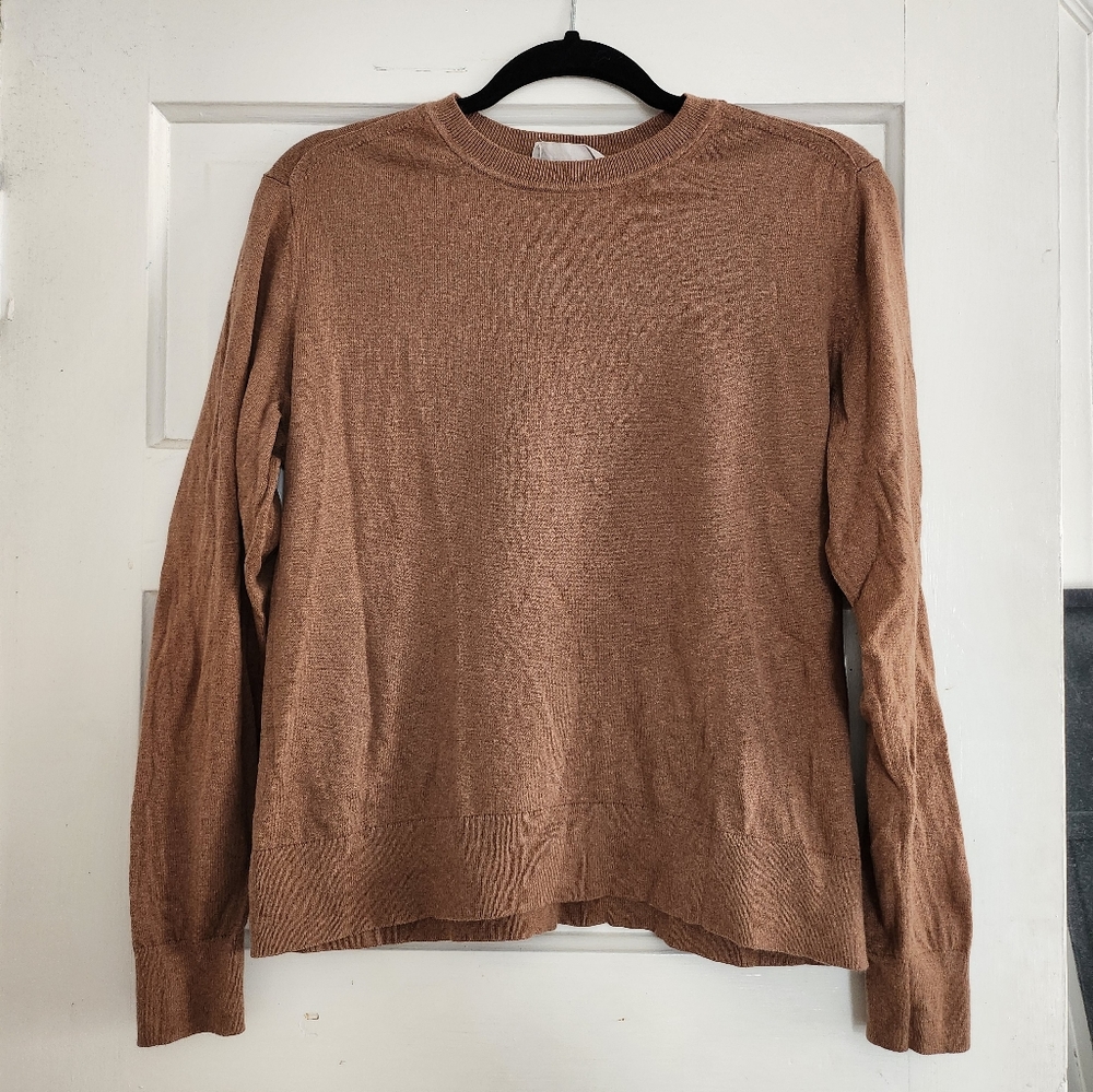Everlane light weight cotton sweater Sz L